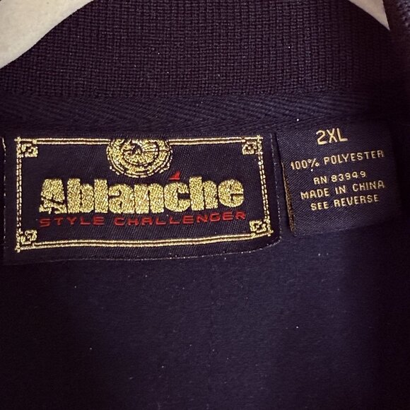 Ablanche Black & Silver Paisley Bomber Jacket, 2XL - Picture 6 of 8